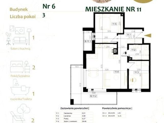 Mieszkanie 60m²