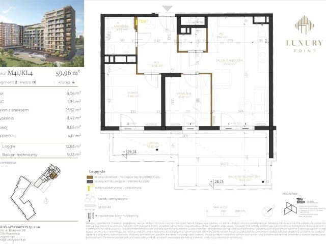 Mieszkanie 60m²