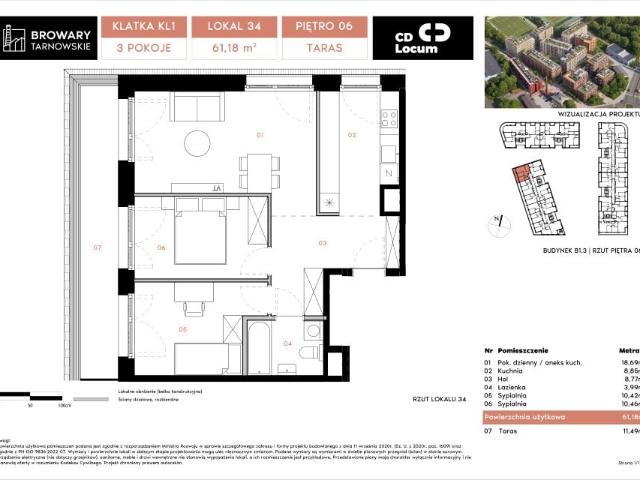 Mieszkanie 61,2m²