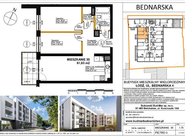 Mieszkanie 61,7m²