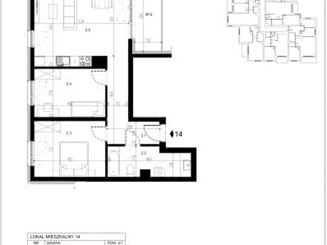 Mieszkanie 61,6m²
