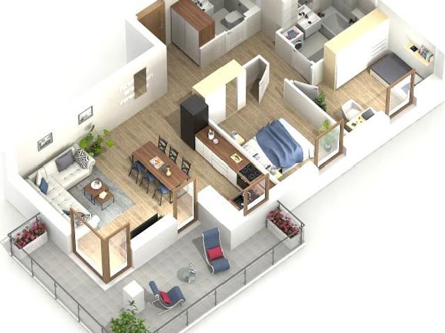Mieszkanie 61,7m²