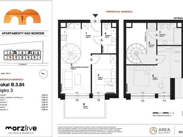 Mieszkanie 61,8m²