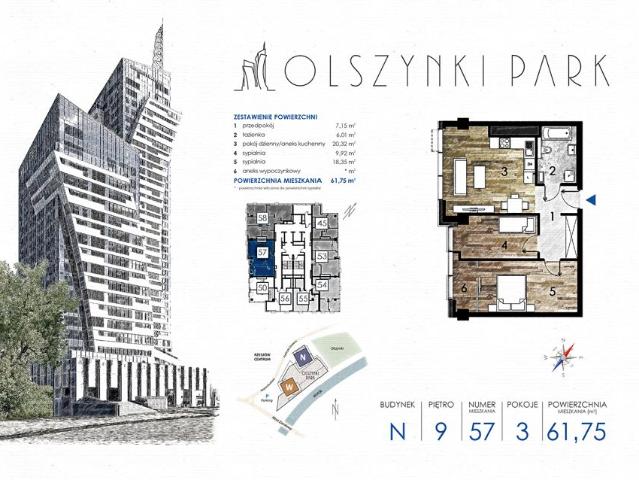 Mieszkanie 62,8m²