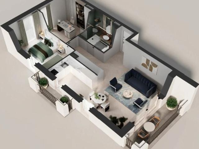 Mieszkanie 61m²