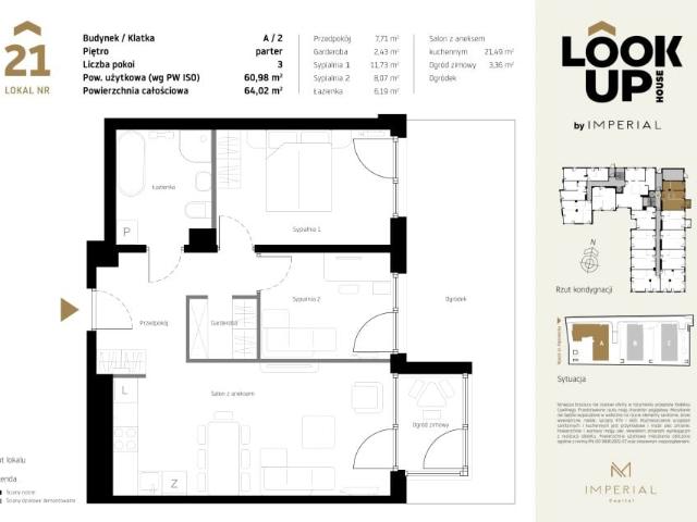 Mieszkanie 61m²