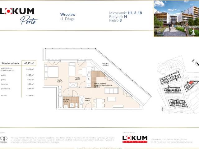 Mieszkanie 61m²