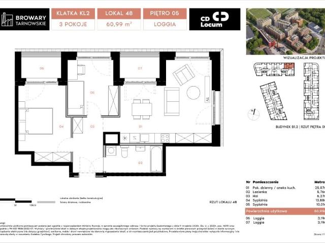 Mieszkanie 61m²