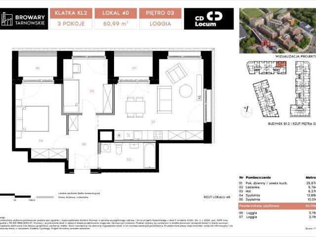 Mieszkanie 61m²