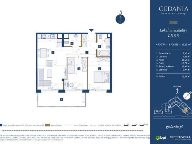 Mieszkanie 62,1m²