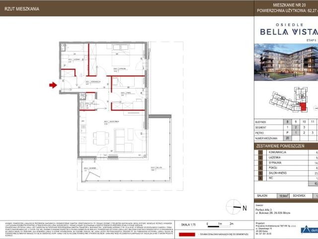 Mieszkanie 62,3m²