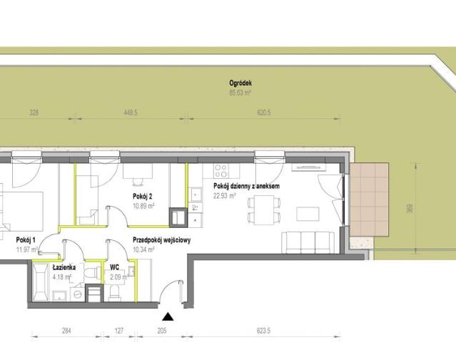 Mieszkanie 62,4m²
