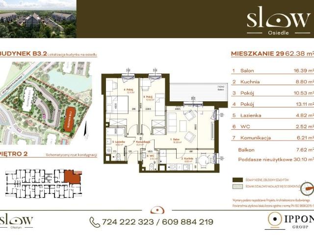 Mieszkanie 62,4m²