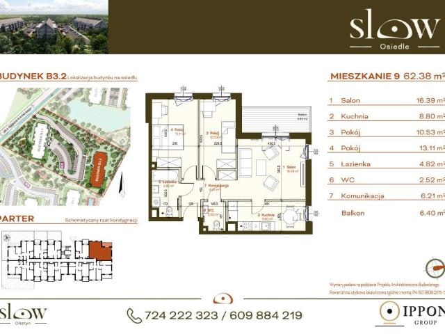 Mieszkanie 62,4m²