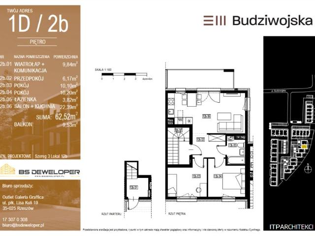 Mieszkanie 62,5m²