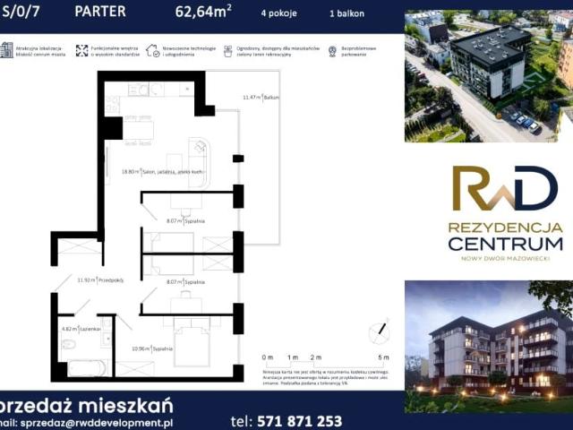 Mieszkanie 62,6m²