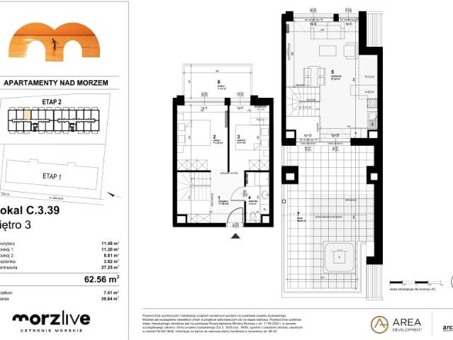 Mieszkanie 62,6m²