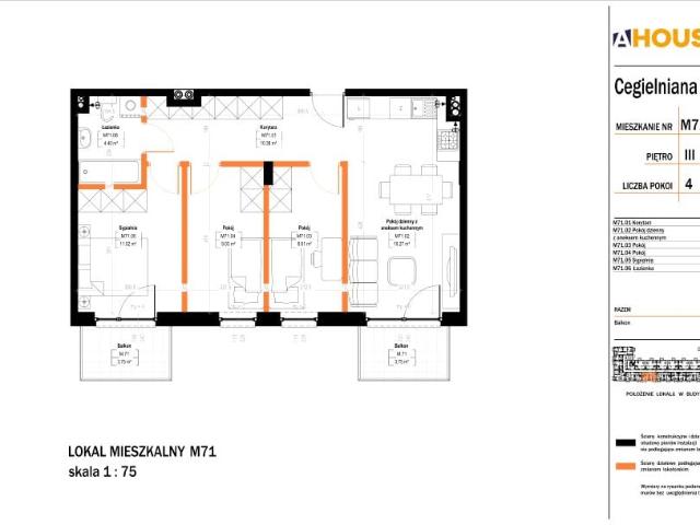 Mieszkanie 62,7m²