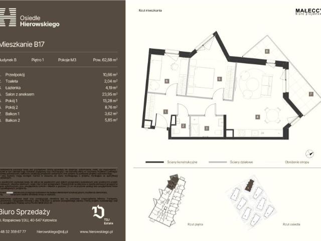 Mieszkanie 62,9m²