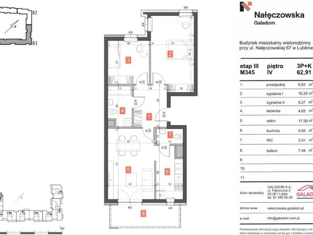 Mieszkanie 62,9m²