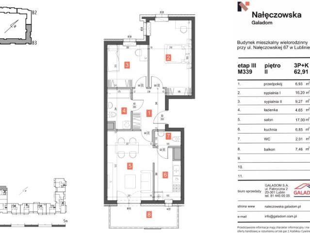 Mieszkanie 62,9m²