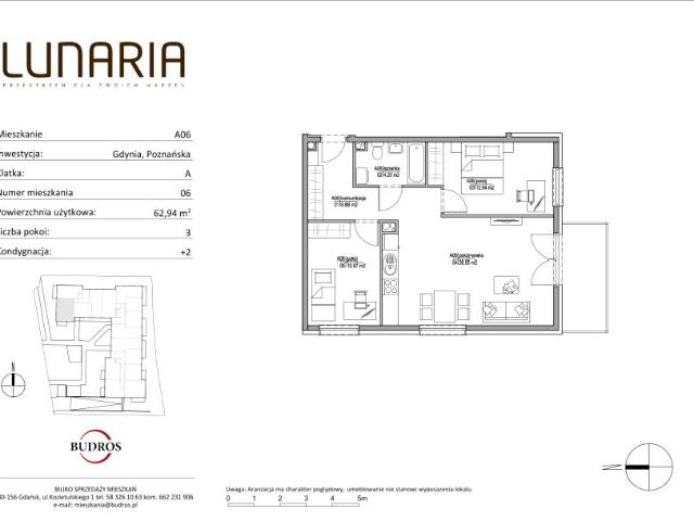 Mieszkanie 62,8m²