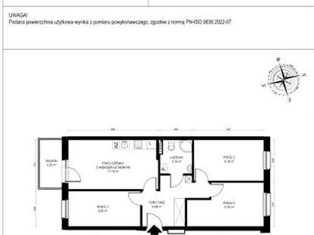 Mieszkanie 63,1m²