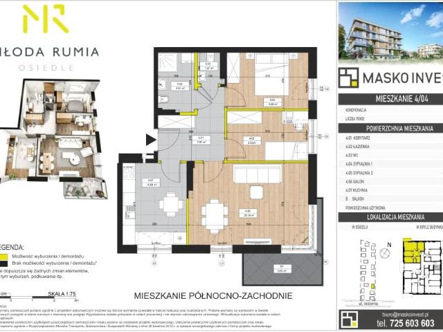 Mieszkanie 63,3m²
