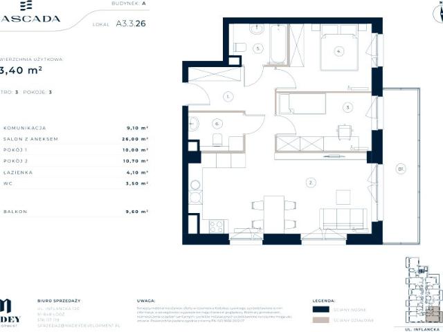 Mieszkanie 63,4m²