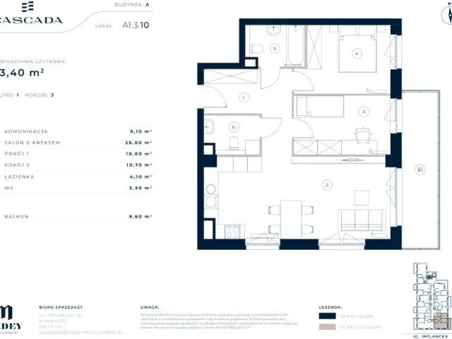 Mieszkanie 63,4m²