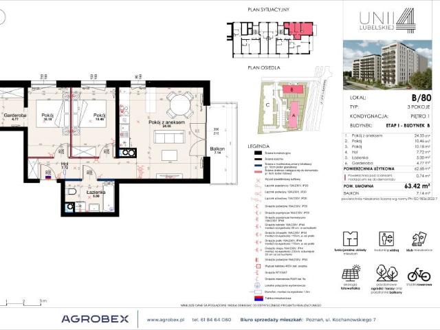 Mieszkanie 62,7m²