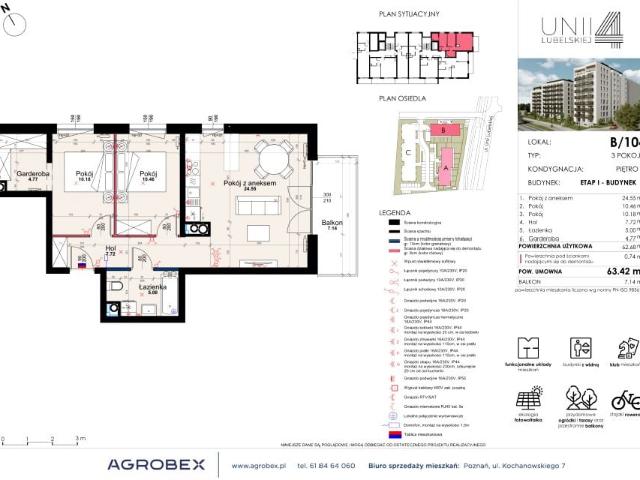 Mieszkanie 62,7m²