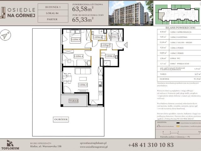 Mieszkanie 63,6m²