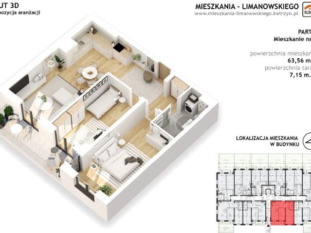Mieszkanie 63,6m²
