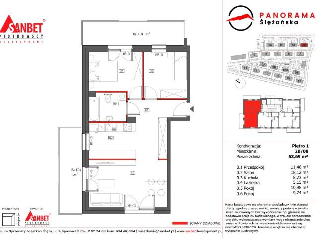 Mieszkanie 63,7m²