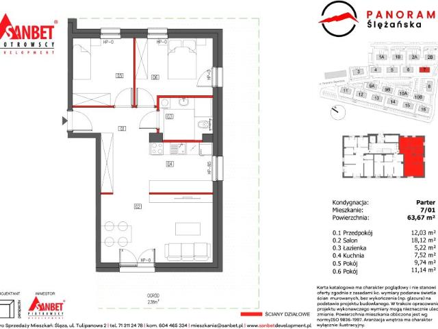 Mieszkanie 63,7m²