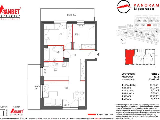 Mieszkanie 63,7m²