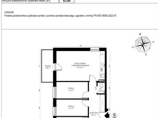 Mieszkanie 63,8m²