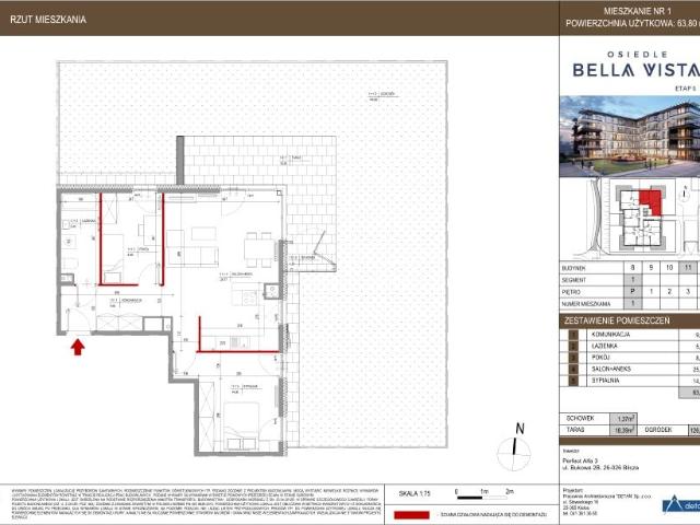 Mieszkanie 63,8m²