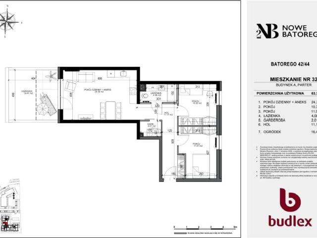 Mieszkanie 63,8m²