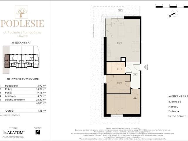 Mieszkanie 63m²
