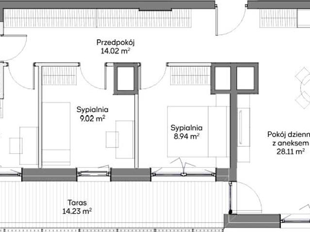 Mieszkanie 74 m², Warszawa