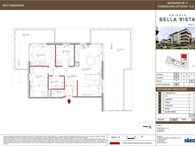 Mieszkanie 74m²
