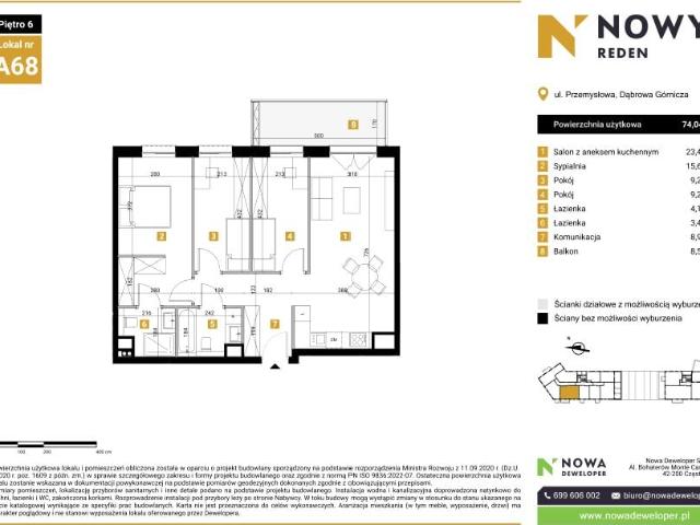 Mieszkanie 74m²