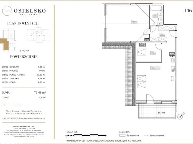 Mieszkanie 75,1m²