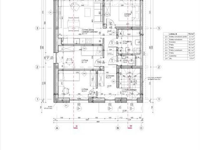 Mieszkanie 75,5m²