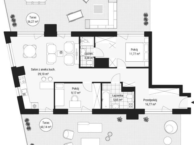 Mieszkanie 75,8m²