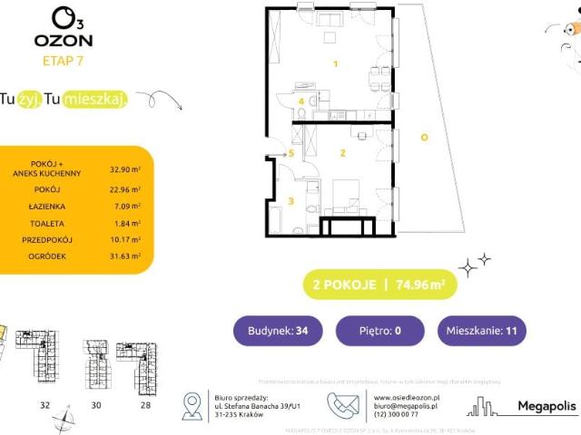 Mieszkanie 74,8m²