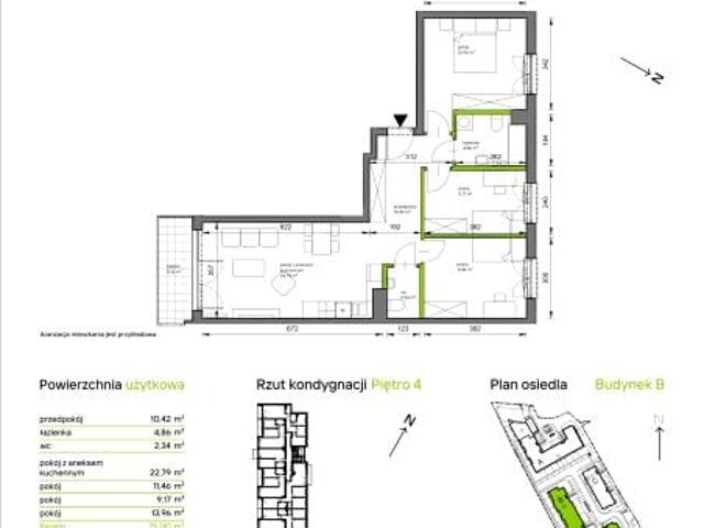 Mieszkanie 74,9m²