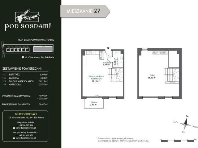Mieszkanie 76,5m²